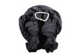Hamak do jogi JUST z 1 karabinkiem 6 metrów. Czarny
